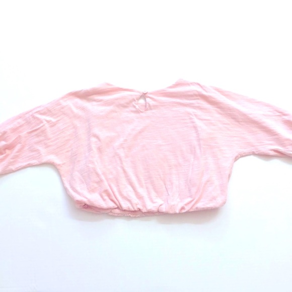 Stem Pink Double-Layered Cropped Shirt, Size 3 - Picture 6 of 6